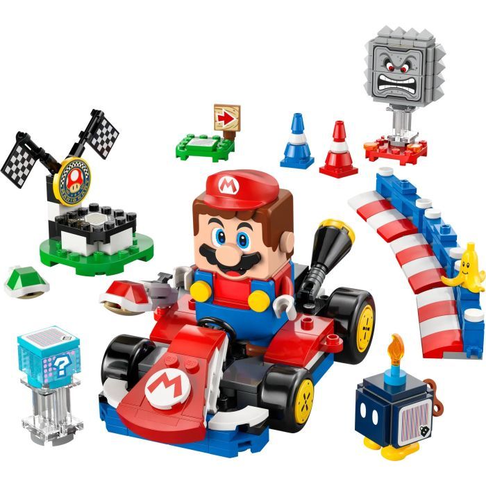 Конструктор LEGO Super Mario Mario Kart – Interactive Mario та Standard Kart (72043) зображення 3