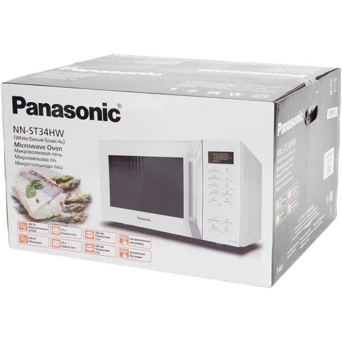 Мікрохвильова піч Panasonic NN-ST34HWZUE зображення 12
