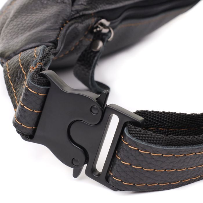 Сумка Shvigel Из натуральной кожи Черная (23127) изображение 5