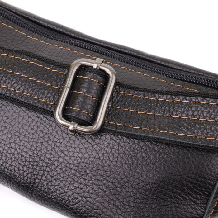 Сумка Shvigel Из натуральной кожи Черная (23127) изображение 6