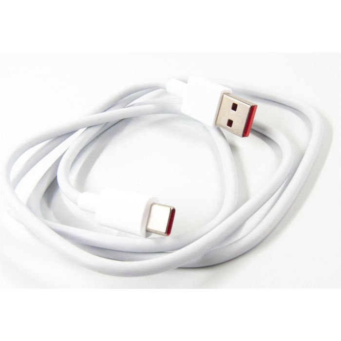 Дата кабель USB 2.0 AM to USB-C 1.0m 6A white Dengos (PLS-TC-6A-WHITE) изображение 3
