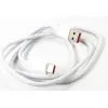 Дата кабель USB 2.0 AM to USB-C 1.0m 6A white Dengos (PLS-TC-6A-WHITE) изображение 3
