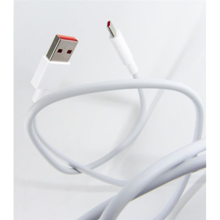Дата кабель USB 2.0 AM to USB-C 1.0m 6A white Dengos (PLS-TC-6A-WHITE) изображение 4