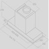 Витяжка кухонна Elica HIDDEN ADVANCE PLUS BL GL/A/72 зображення 8