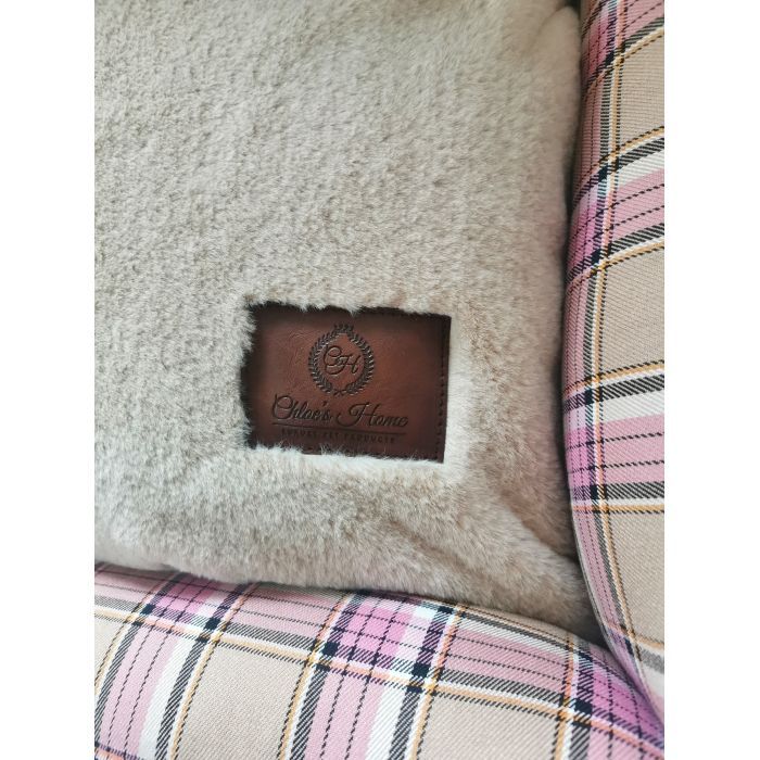 Лежак для тварин Chloe's Home Дублін S рожевий (CLH4067) зображення 3