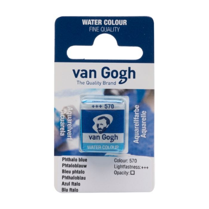 Акварельные краски Royal Talens Van Gogh (570), Синій ФЦ, кювета (8712079419394)