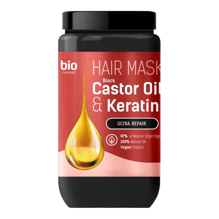 Маска для волосся Bio Naturell Castor Oil & Keratin 946 мл (4820168434037)