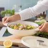 Сотейник KitchenAid Cast Iron чавунний з кришкою, 26 см, 2,77 л, мигдалевий крем (CC009010-001) зображення 6