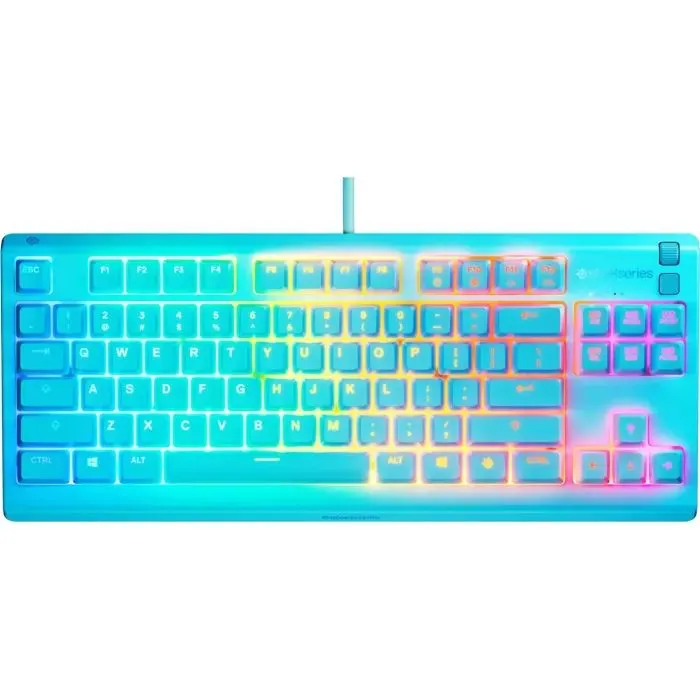 Клавіатура SteelSeries Apex 3 TKL USB UA Aqua (64933)