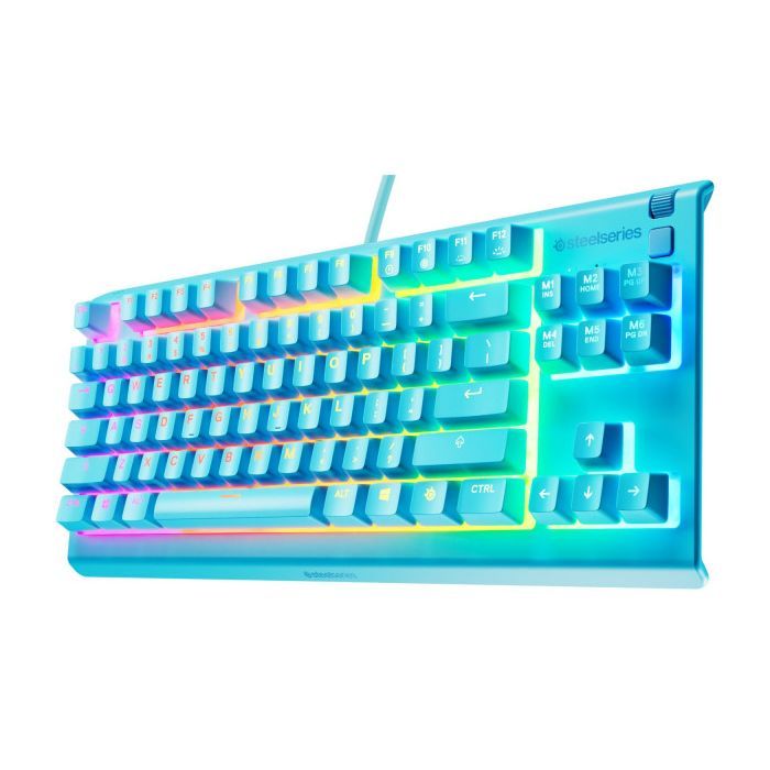 Клавіатура SteelSeries Apex 3 TKL USB UA Lavender (64940) зображення 2