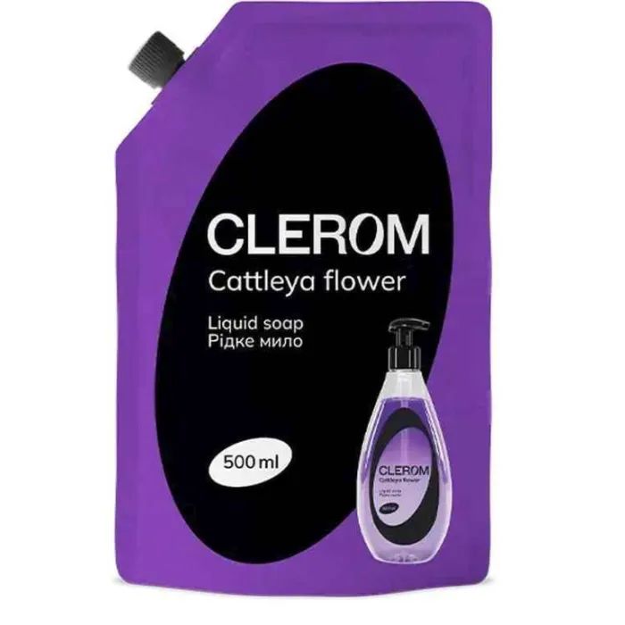 Рідке мило Clerom Cattleya flower Дой-пак 500 мл (4820287020173)