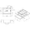 Мойка кухонная Kroner KRPGeburstet-6350HM (CV031452) изображение 10