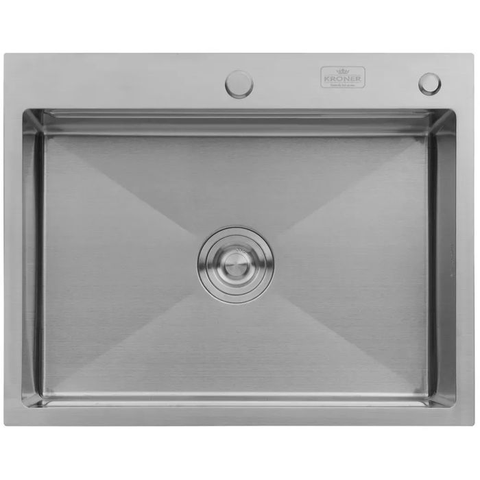 Мойка кухонная Kroner KRPGeburstet-6350HM (CV031452) изображение 2