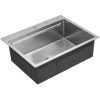 Мойка кухонная Kroner KRPGeburstet-6350HM (CV031452) изображение 3