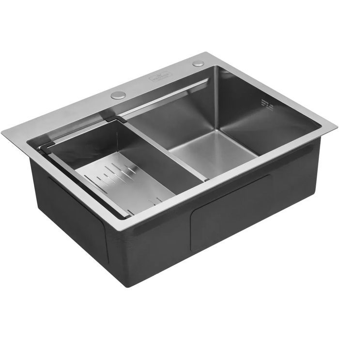 Мойка кухонная Kroner KRPGeburstet-6350HM (CV031452) изображение 5