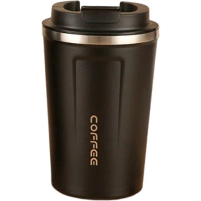 Термокружка Merlion 380 мл, чорна (Termo-304-380Black)