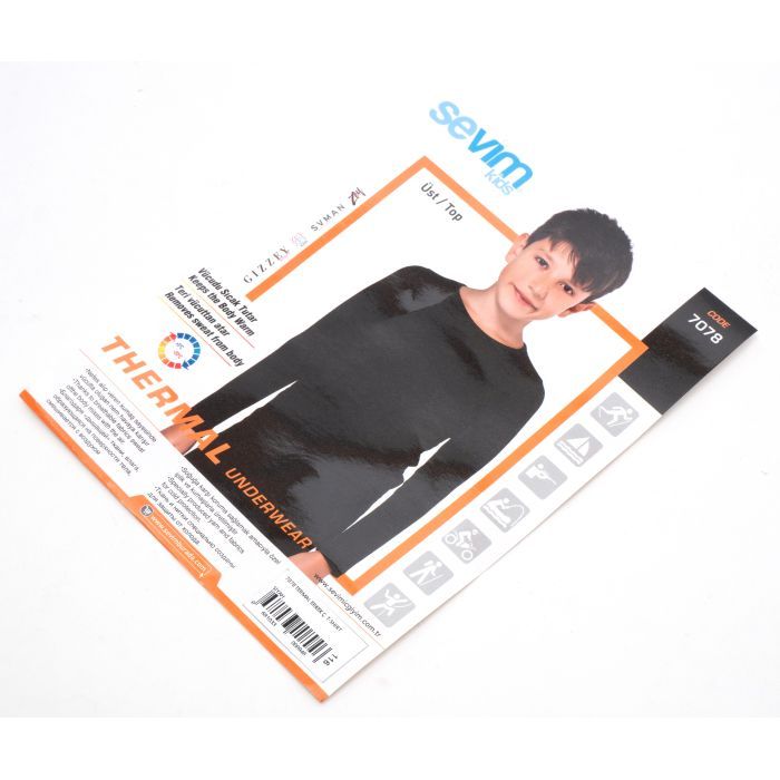 Кофта детская Sevim термо (7078-176-black) изображение 4