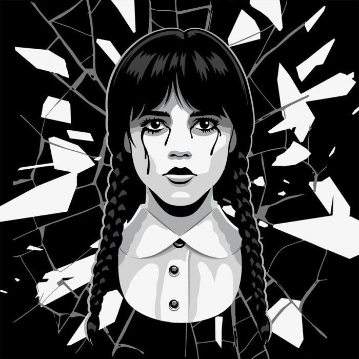 Картина по номерам Santi Wednesday. Gift 40х40см LED підсвітка (955075)