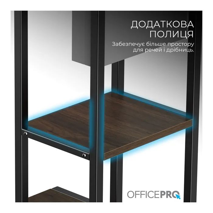 Приставний стіл OfficePro з місцем для зберігання SD175DW (SD175DW) зображення 8