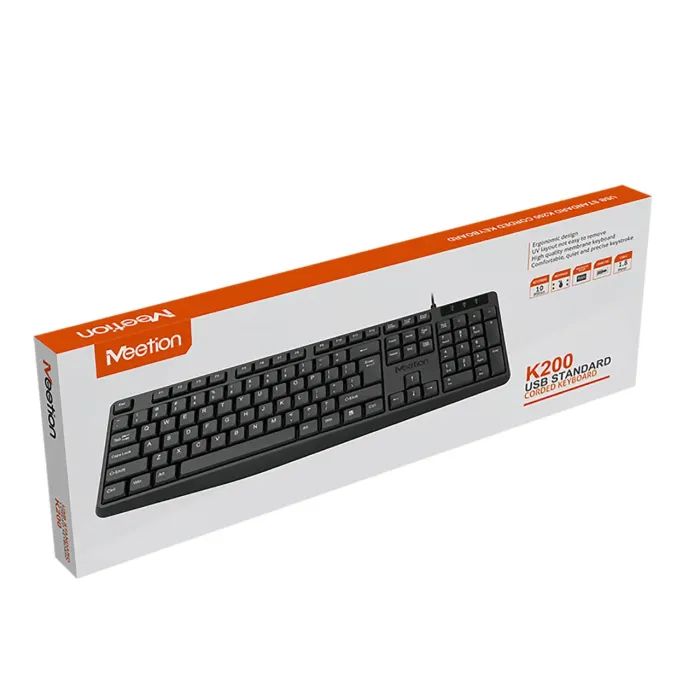 Клавиатура Meetion K200 USB UA Black (MT-K200-A-RUA) изображение 3