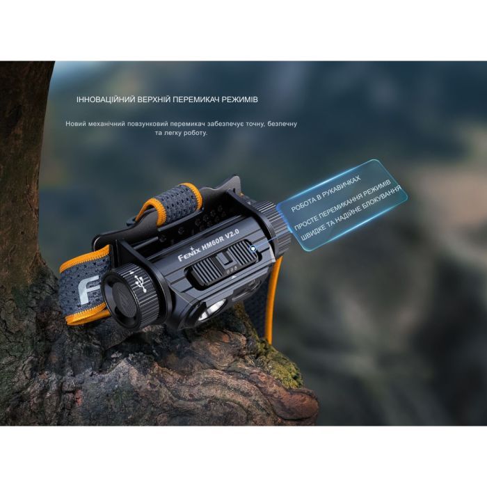 Фонарь Fenix HM60R 2.0 (HM60RV20) изображение 9