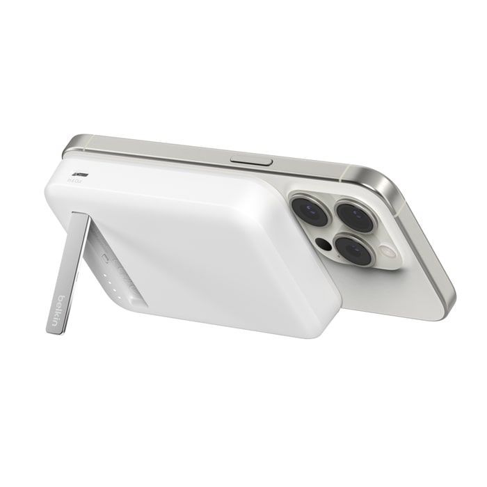 Батарея универсальная Belkin 10000mAh MagSafe Wireless Qi2 White (BPD008BTWH) изображение 3