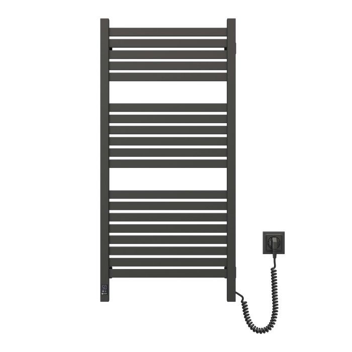 Сушарка для рушників Navin Авангард Х 1000х480 Wi-Fi правобічна чорний муар (12-272055-4810) зображення 4