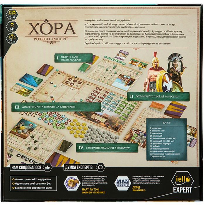 Настольная игра Kilogames Хора. Расцвет империи (Khora. Rise of Empire) (укр.) (KG-2640) изображение 12