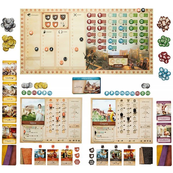 Настольная игра Kilogames Хора. Расцвет империи (Khora. Rise of Empire) (укр.) (KG-2640) изображение 3