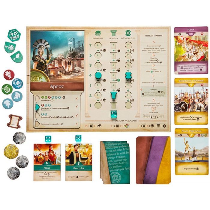 Настольная игра Kilogames Хора. Расцвет империи (Khora. Rise of Empire) (укр.) (KG-2640) изображение 4