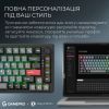 Клавіатура GamePro Asgard Yord Wireless/Bluetooth/USB UA Black (MK266BK) зображення 10