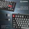 Клавіатура GamePro Asgard Yord Wireless/Bluetooth/USB UA Black (MK266BK) зображення 6