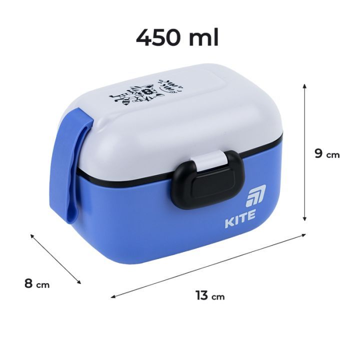 Ланч-бокс Kite 450 мл фіолетовий (K25-1185-1) зображення 2