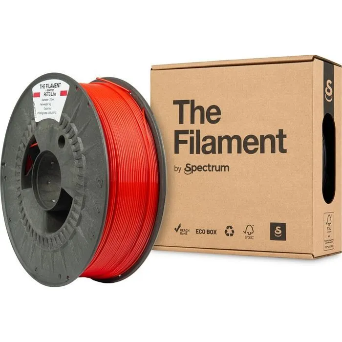 Пластик для 3D-принтера The Filament PETG Lite 1.75mm RED 1kg (TF-24239) зображення 3