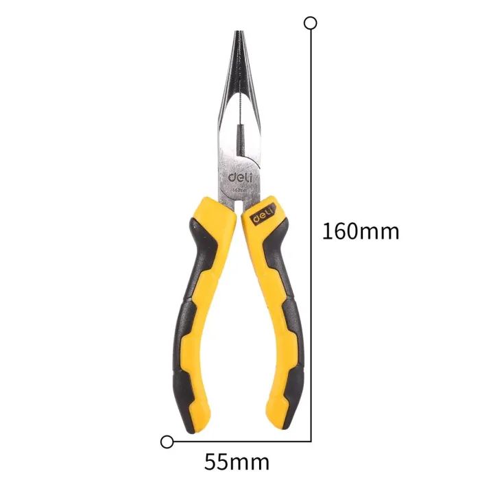 Плоскогубцы Deli с длинным носом #6 (EDL2106) изображение 3
