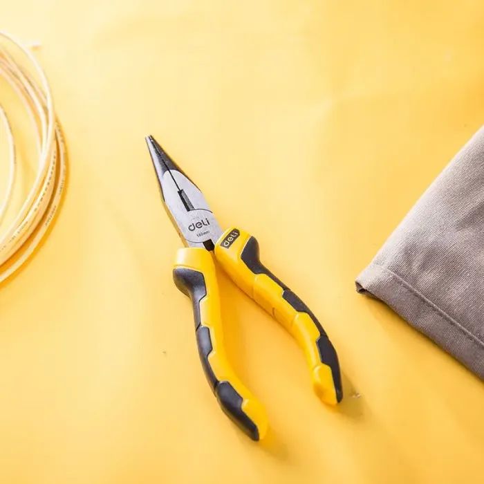 Плоскогубцы Deli с длинным носом #6 (EDL2106) изображение 5