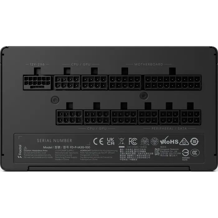 Блок питания Fractal Design 1000W Ion 3 Gold (FD-P-IA3G-100-EU) изображение 3