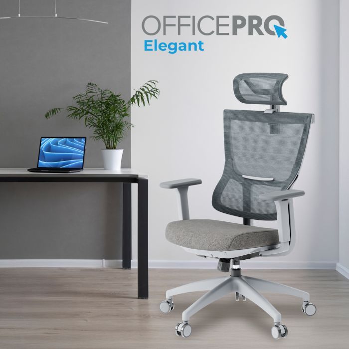 Офісне крісло OfficePro Elegant OC600-G-DG-DG (OC600-G-DG-DG) зображення 9