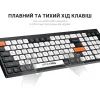 Клавіатура OfficePro SK985BO Bluetooth/Wireless UA Black/White (SK985BO) зображення 7