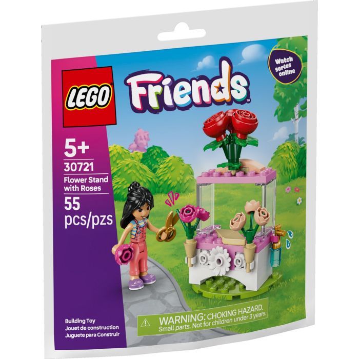Конструктор LEGO Friends Цветочный киоск с розами (30721)