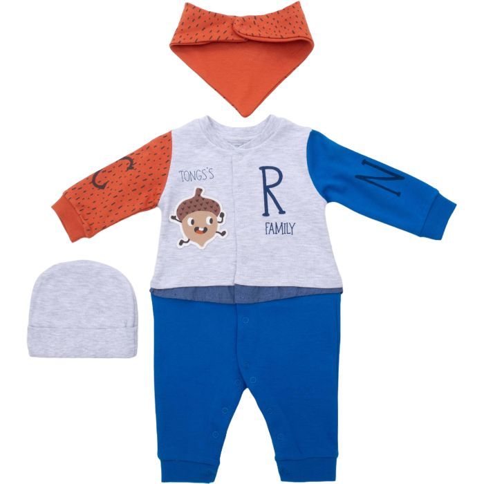 Набор детской одежды Tongs с шапкой (2821-62B-blue)