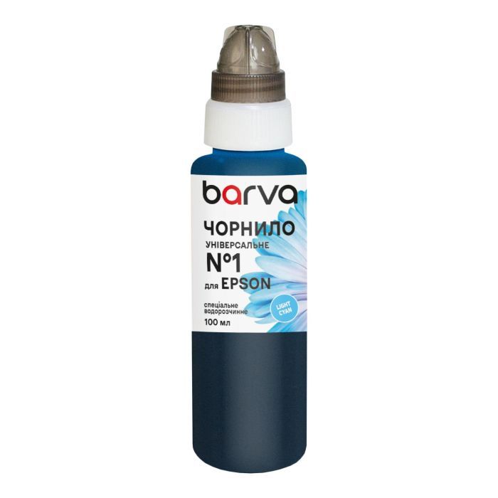 Чернила Barva Epson 1 100 мл, universal, light cyan (EU1-1022)