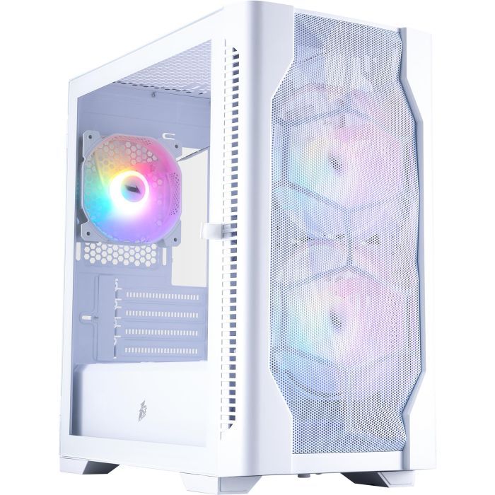 Корпус для ПК 1stPlayer D4-M-WH-2F1P-W-1F1-W