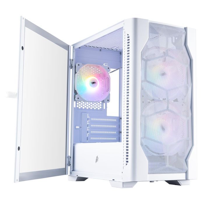 Корпус для ПК 1stPlayer D4-M-WH-2F1P-W-1F1-W изображение 2