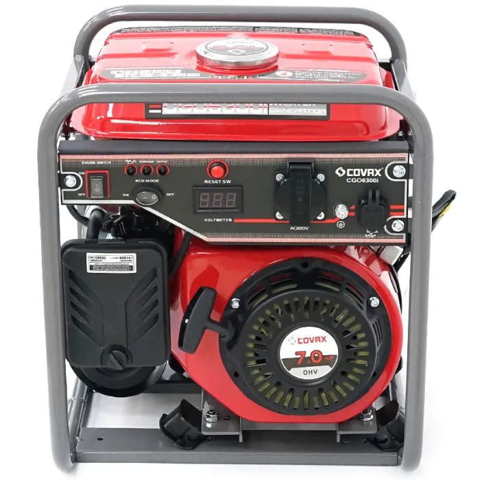 Генератор COVAX інверторний CGO6300i, 3.5kW, 220V, 50Hz, 21kg (CGO6300i) зображення 4