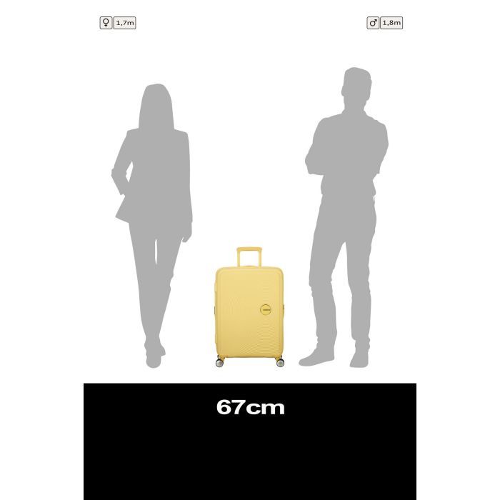 Чемодан American Tourister Soundbox 71.5/81 л пастельно-жовта (32G*16002) изображение 10