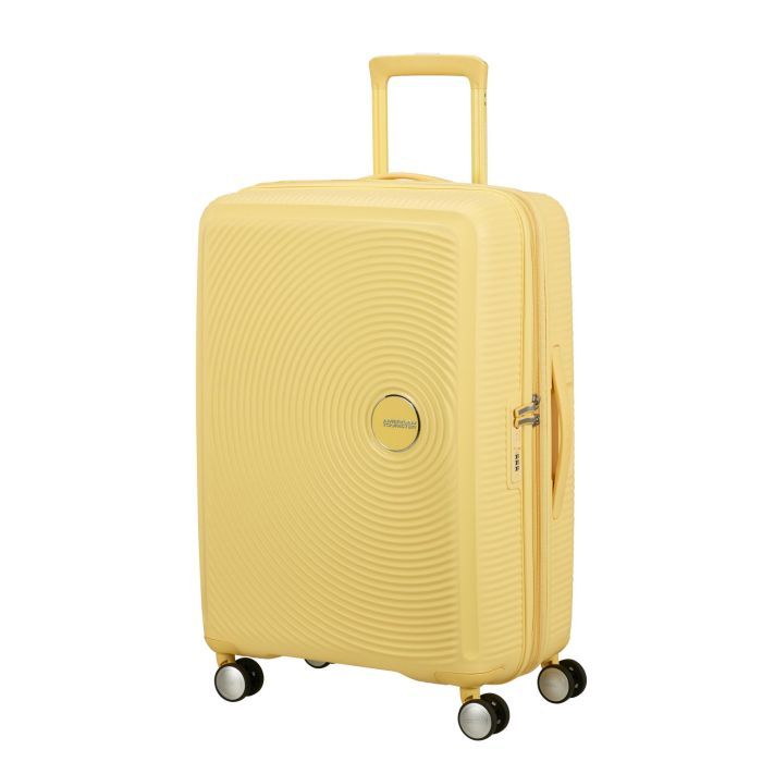 Чемодан American Tourister Soundbox 71.5/81 л пастельно-жовта (32G*16002) изображение 3