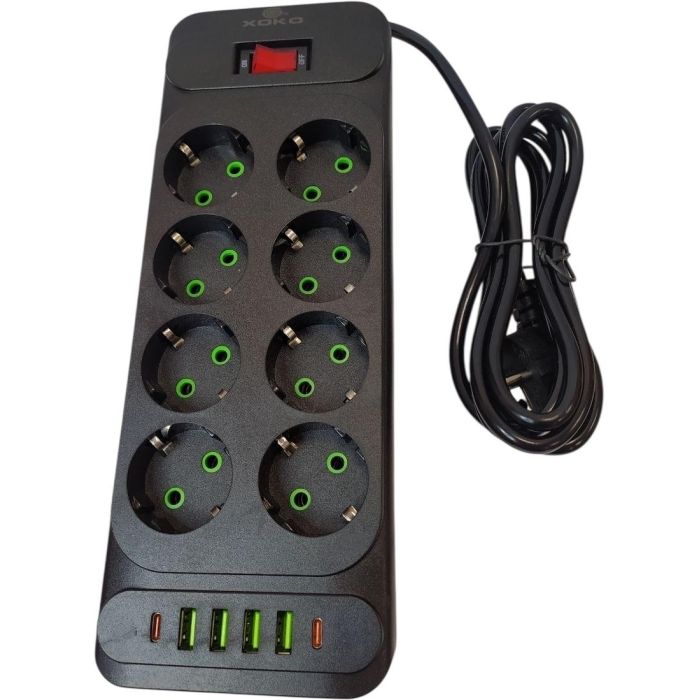 Сетевой фильтр питания XoKo XK-SP-8-4-2-BK изображение 2
