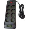 Сетевой фильтр питания XoKo XK-SP-8-4-2-BK изображение 2