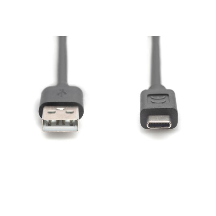 Дата кабель USB 2.0 AM to USB-C 3.0m black Digitus (AK-300148-030-S) зображення 6